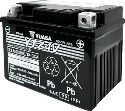 YUASA YTZ4V YUAM724ZV Absorbed-Glass Mat Battery for Reliable Power