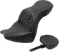 SADDLEMEN Roadsofa™ Seat - with Backrest - Lattice Stitch - FXBR/S '18-'20 818-31-182BR