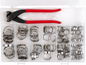 MOOSE OFFROAD Ear Clamp with Jaw Pincer - Assortment - Kit T03-6243K
