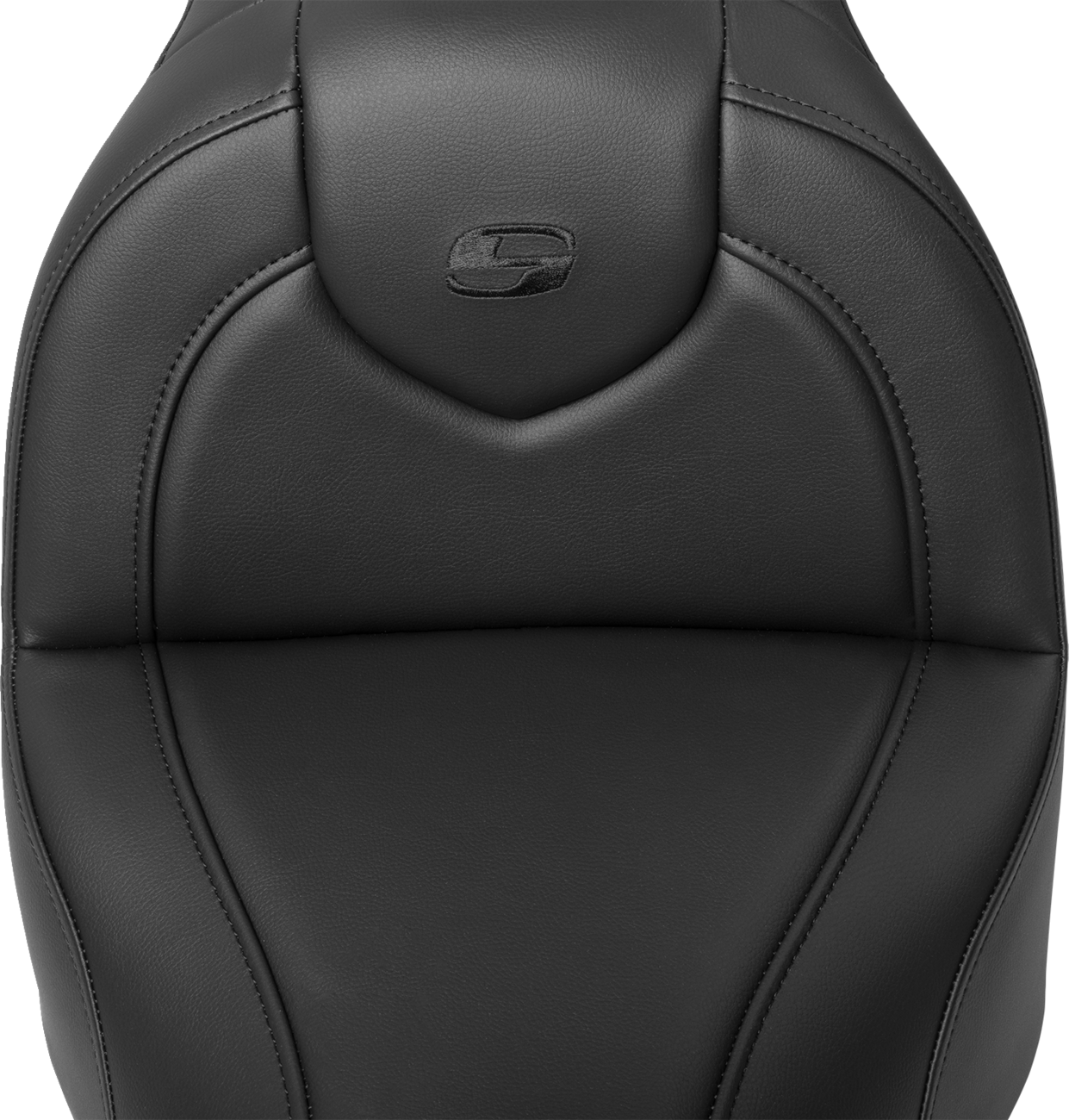 SADDLEMEN RoadSofa™ Seat - with Backrest - Black Stitch - FXBR/S '18-'20 818-31-187BR