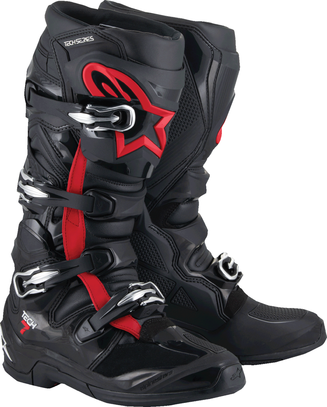 ALPINESTARS Tech 7 Boots - Fluorescent Red/Black - US 7 / EU 40.5 2012025-1030-7