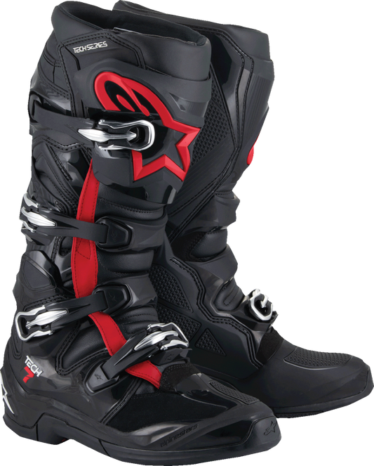 ALPINESTARS Tech 7 Boots - Fluorescent Red/Black - US 8 / EU 42 2012025-1030-8