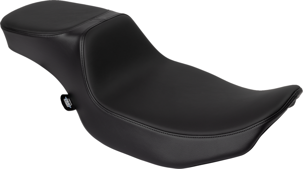 DRAG SPECIALTIES SEATS Performance Predator 2-Up Seat - Extended Reach - Solar Leather - Smooth - FLHX/FLTR '23-'24 4691E