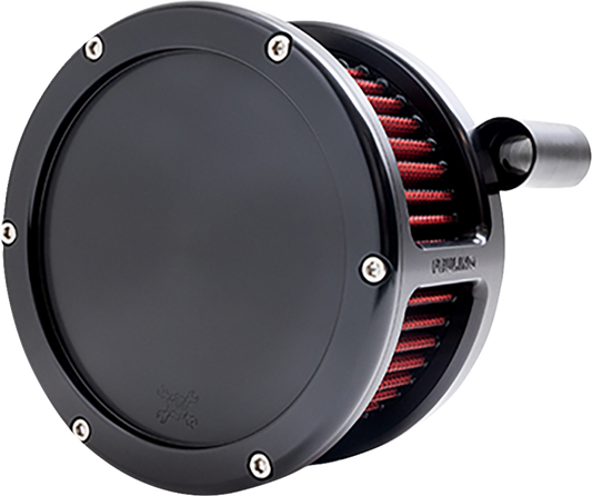 FEULING PARTS BA Air Cleaner Kit - Black with Red Filter - '08-'17 Dyna/Softail/Touring 5453