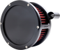 FEULING PARTS BA Air Cleaner Kit - Black with Red Filter - Twin Cam 5443