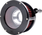 FEULING PARTS BA Air Cleaner Kit - Black/Clear with Red Filter - Twin Cam 5444
