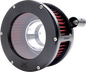 FEULING PARTS BA Air Cleaner Kit - Black/Clear with Red Filter - '93-'99 Evolution Big Twin 5464
