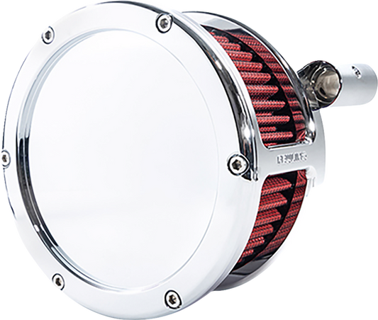 FEULING PARTS BA Air Cleaner Kit - Chrome with Red Filter - '93-'99 Evolution Big Twin 5467
