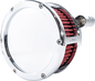 FEULING PARTS BA Air Cleaner Kit - Chrome with Red Filter - '93-'99 Evolution Big Twin 5467