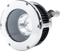 FEULING PARTS BA Air Cleaner Kit - Chrome/Clear with Black Filter - Twin Cam 5548