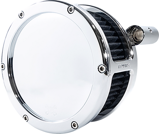 FEULING PARTS BA Air Cleaner Kit - Chrome with Black Filter - '93-'99 Evolution Big Twin 5567