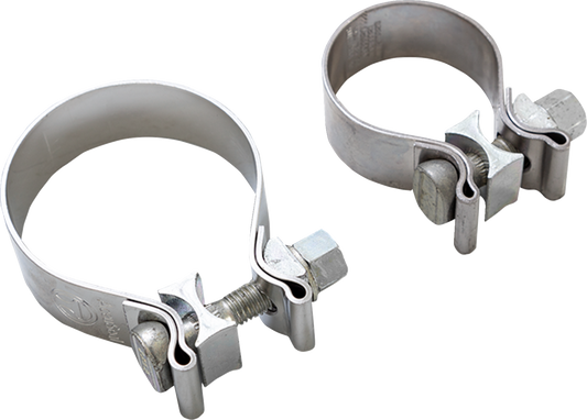 VANCE & HINES Slip-On Muffler Clamps - M8 Touring 23713