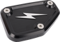 THRASHIN SUPPLY CO. Master Cylinder Cover - Brake - Front - Black/Twice-Cut TSC-3178-4