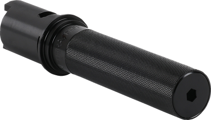 THRASHIN SUPPLY CO. Throttle Tube - Knurled - 1" - Gen 2 TBW - Black TSC-2806-1