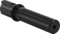 THRASHIN SUPPLY CO. Throttle Tube - Knurled - 1" - Gen 2 TBW - Black TSC-2806-1