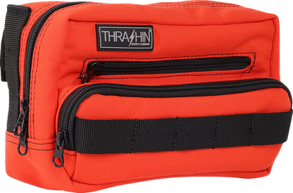 THRASHIN SUPPLY CO. Handlebar Bag Plus - Orange THB-0028