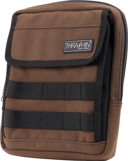 THRASHIN SUPPLY CO. Handlebar Bag - Slim - Brown THB-0032