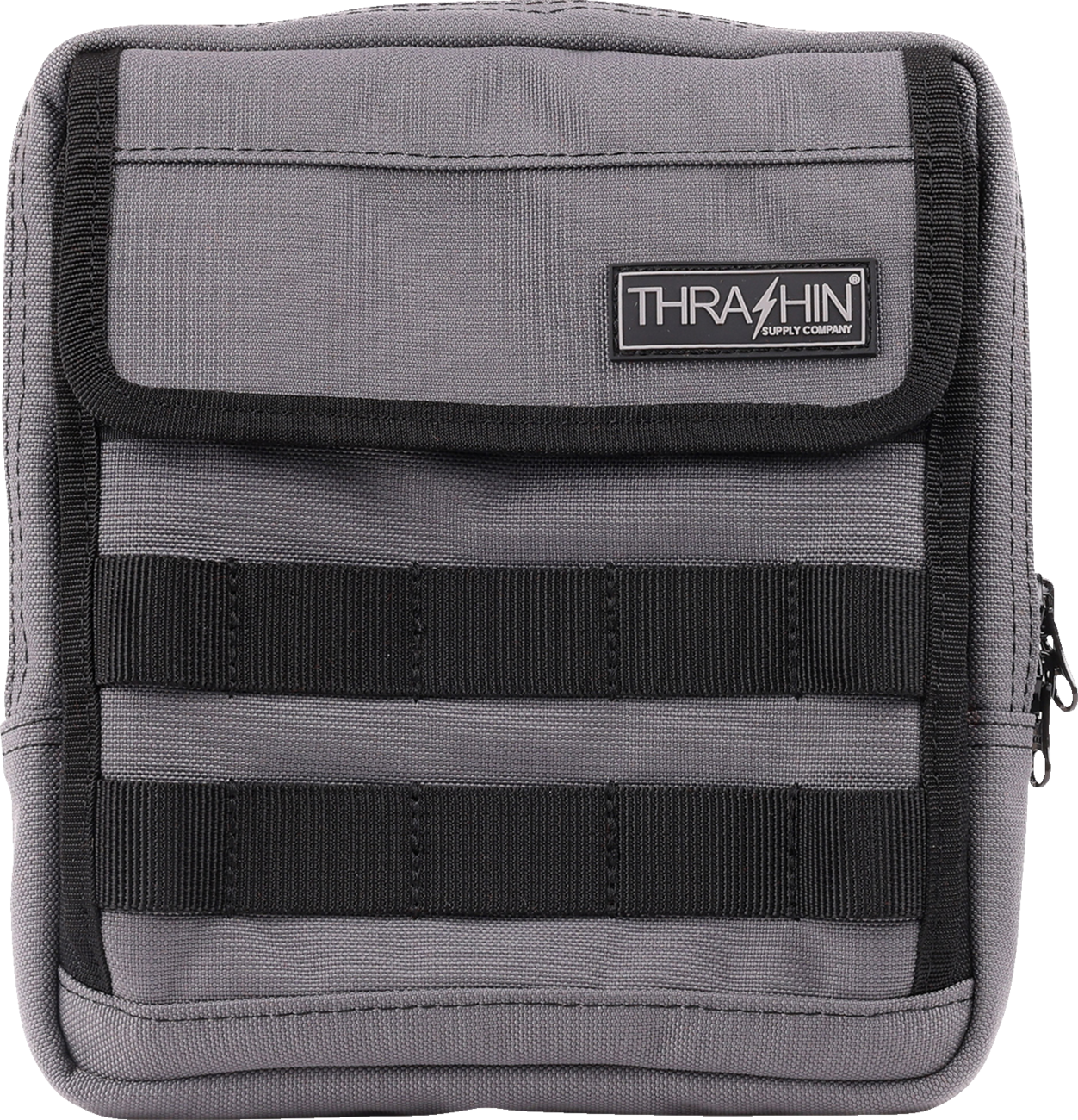 THRASHIN SUPPLY CO. Handlebar Bag - Slim - Gray THB-0030