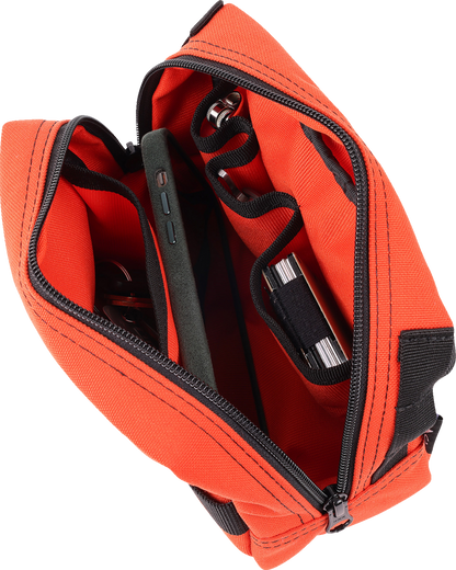 THRASHIN SUPPLY CO. Handlebar Bag - Orange THB-0025