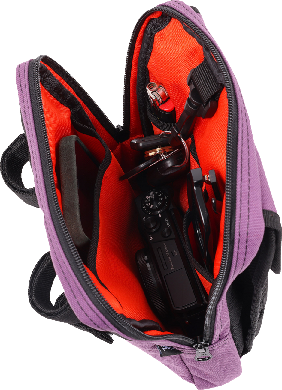 THRASHIN SUPPLY CO. Handlebar Bag - Slim - Purple THB-0033