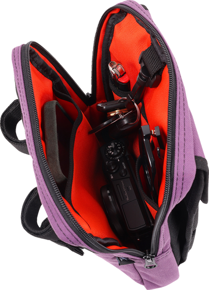 THRASHIN SUPPLY CO. Handlebar Bag - Slim - Purple THB-0033