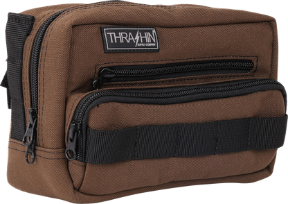 THRASHIN SUPPLY CO. Handlebar Bag Plus - Brown THB-0009