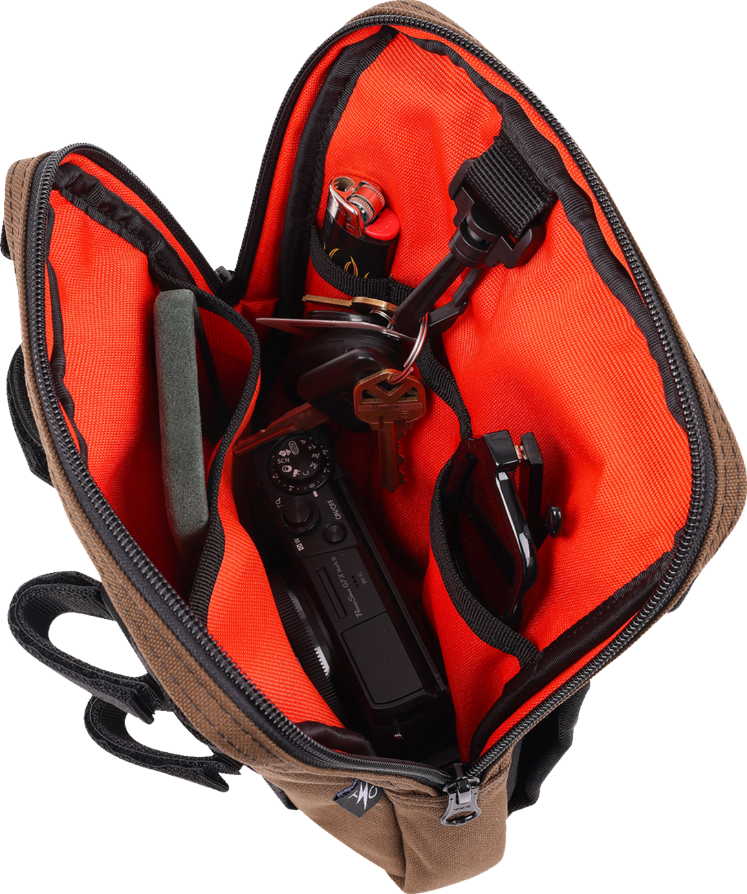 THRASHIN SUPPLY CO. Handlebar Bag - Slim - Brown THB-0032