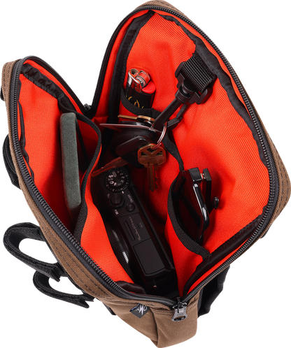 THRASHIN SUPPLY CO. Handlebar Bag - Slim - Brown THB-0032
