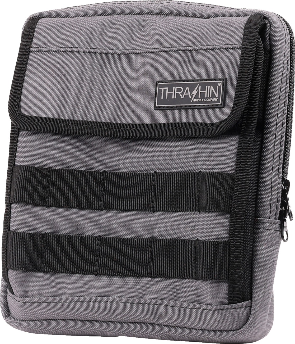 THRASHIN SUPPLY CO. Handlebar Bag - Slim - Gray THB-0030