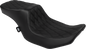 DRAG SPECIALTIES SEATS Predator 2-Up Seat - Vinyl - Double Diamond Black Stitch - w/o Backrest - FLTR/FLHX '23-'24 4692B