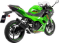 LEOVINCE LV-14 R Slip-On Muffler - Black Edition - Z/Ninja 400/500 15607BU