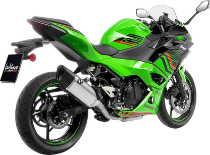 LEOVINCE LV-14 R Slip-On Muffler - Stainless Steel - Z/Ninja 400/500 15607U