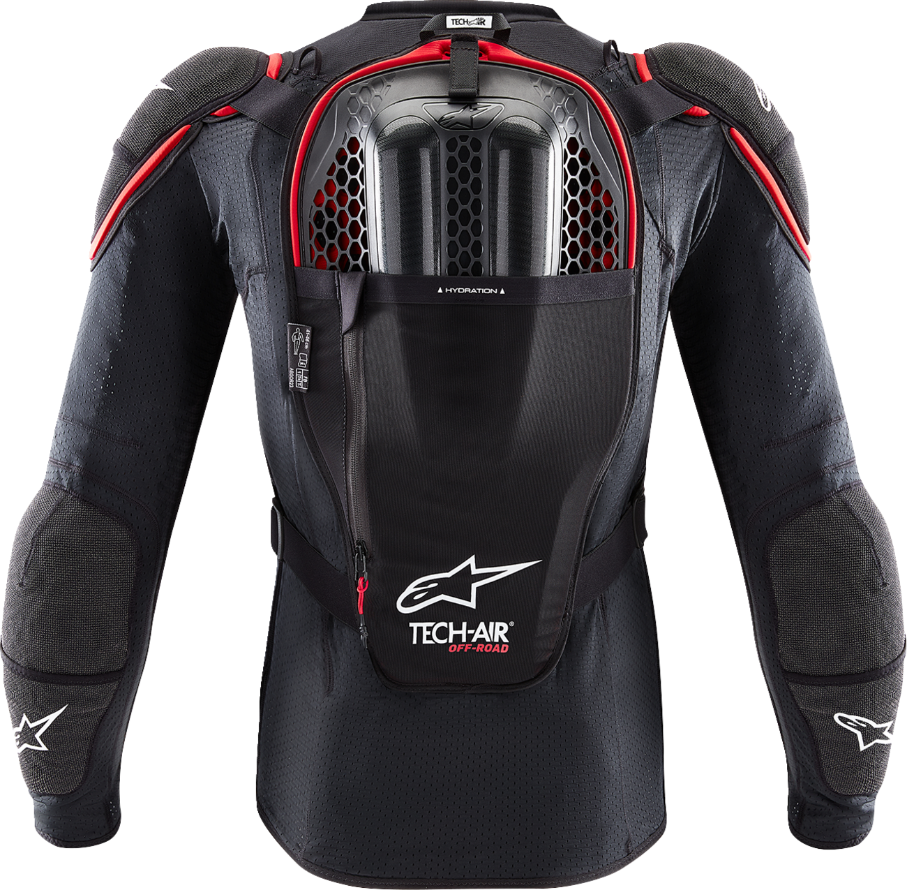 ALPINESTARS TECH-AIR Tech-Air® v2 Off-Road System - Black/Red - Large 6507123-13F-L
