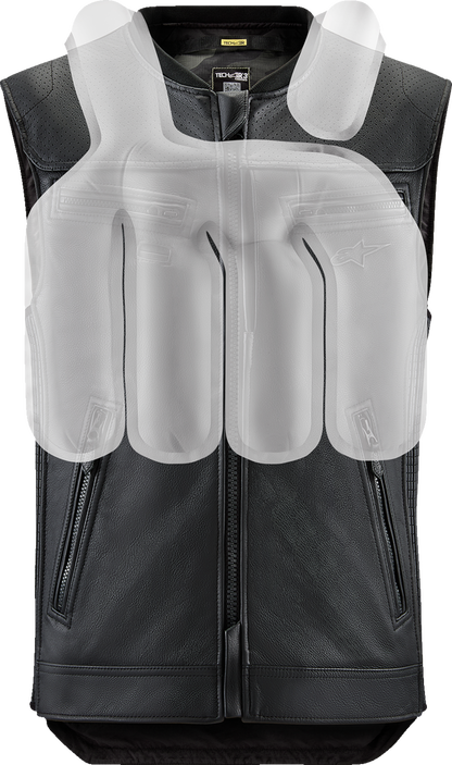 ALPINESTARS TECH-AIR Tech-Air® 3 v2 Canvas Vest - Black - Medium 6505125-10-M