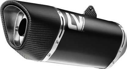 LEOVINCE LV-14 R Slip-On Muffler - Black Edition - Z/Ninja 400/500 15607BU