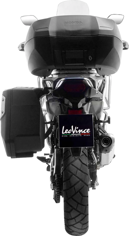 LEOVINCE LV-14 Slip-On Muffler - Stainless Steel - XL 750 Transalp 15601U