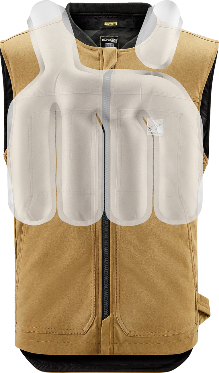 ALPINESTARS TECH-AIR Tech-Air® 3 v2 Canvas Vest - Tan - XL 6505125-86-XL