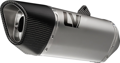 LEOVINCE LV-14 R Slip-On Muffler - Stainless Steel - Z/Ninja 400/500 15607U