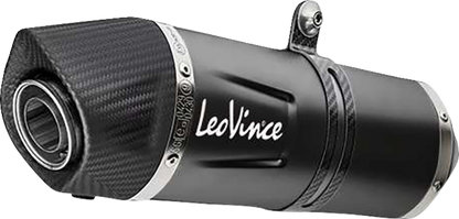 LEOVINCE LV One EVO Slip-On Muffler - Black - V85 TT 14454EBU