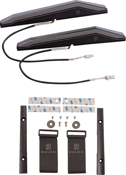 RAVEK Running Light Kit - Red - Maverick R 65-700