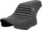 SADDLEMEN Pro Series SDC Performance Seat - w/o Backrest - Tuck-n-Roll - FLH/FLT '23-'24 SC82307T