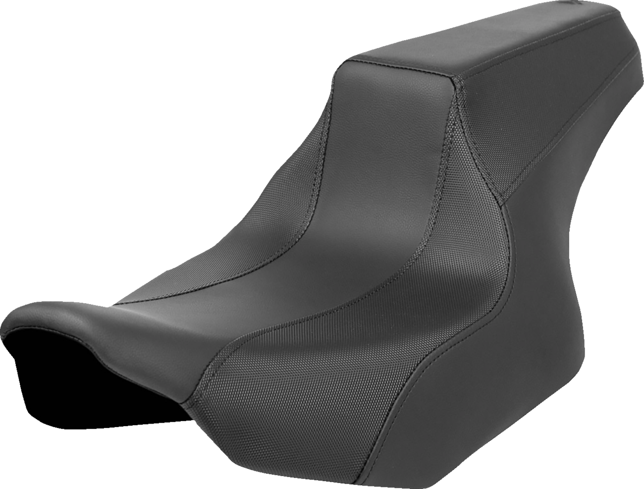 SADDLEMEN FXR Division Signature Series Seat - Black w/ Perforated Inserts - FLH/FLT '23-'24 FD82307