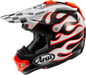 ARAI HELMETS VX-Pro4 Helmet - Flame - White - Large 0110-8956