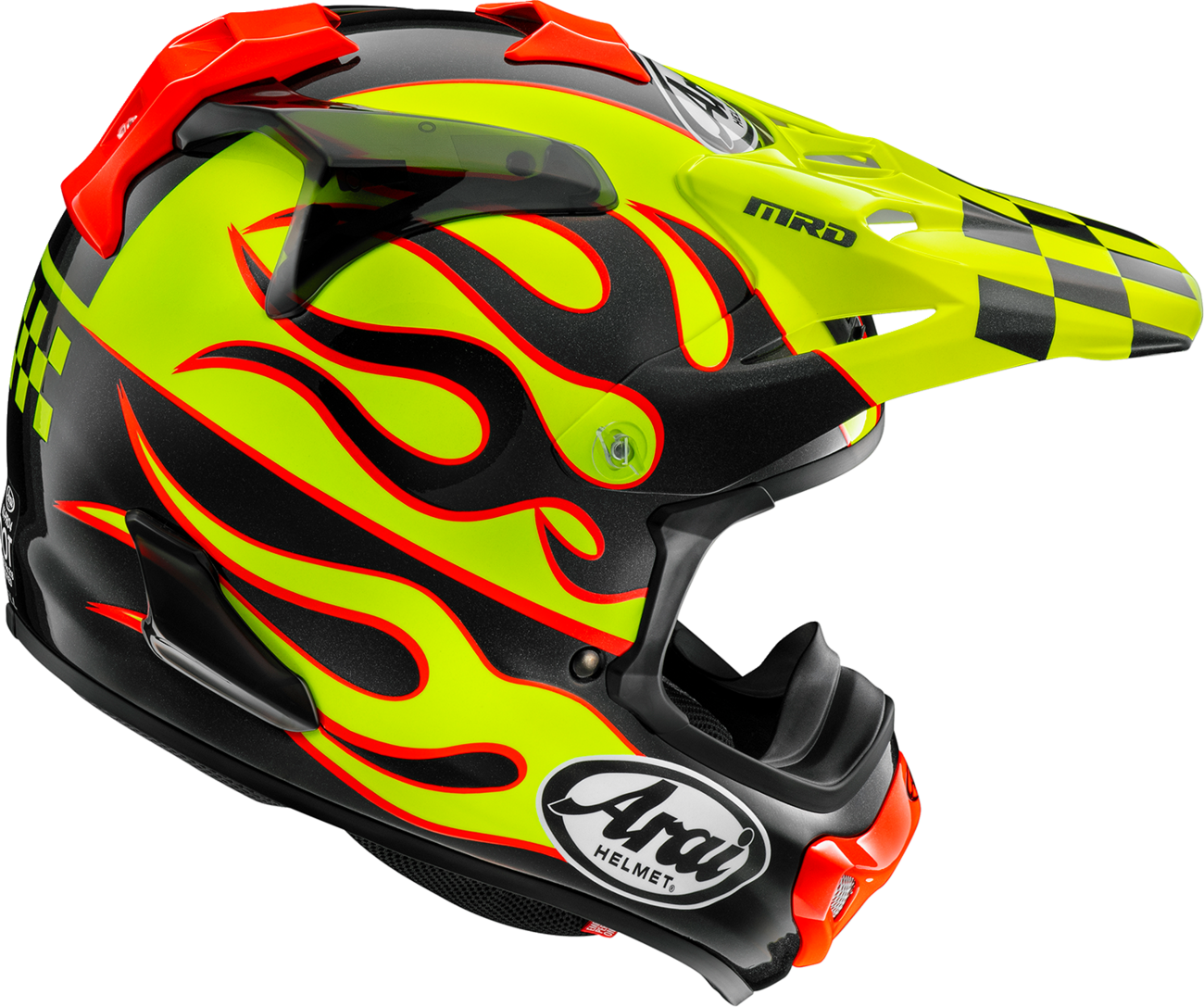 ARAI HELMETS VX-Pro4 Helmet - Flame - Yellow - Large 0110-8962