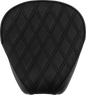 DRAG SPECIALTIES SEATS Rear Solo Seat - Wide - Double Diamond - Black Stitch - FL '97-'23 4698B