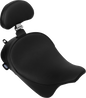 DRAG SPECIALTIES SEATS Solo Front Seat - Smooth - w/ Backrest Option - FL '08-'23 4699A
