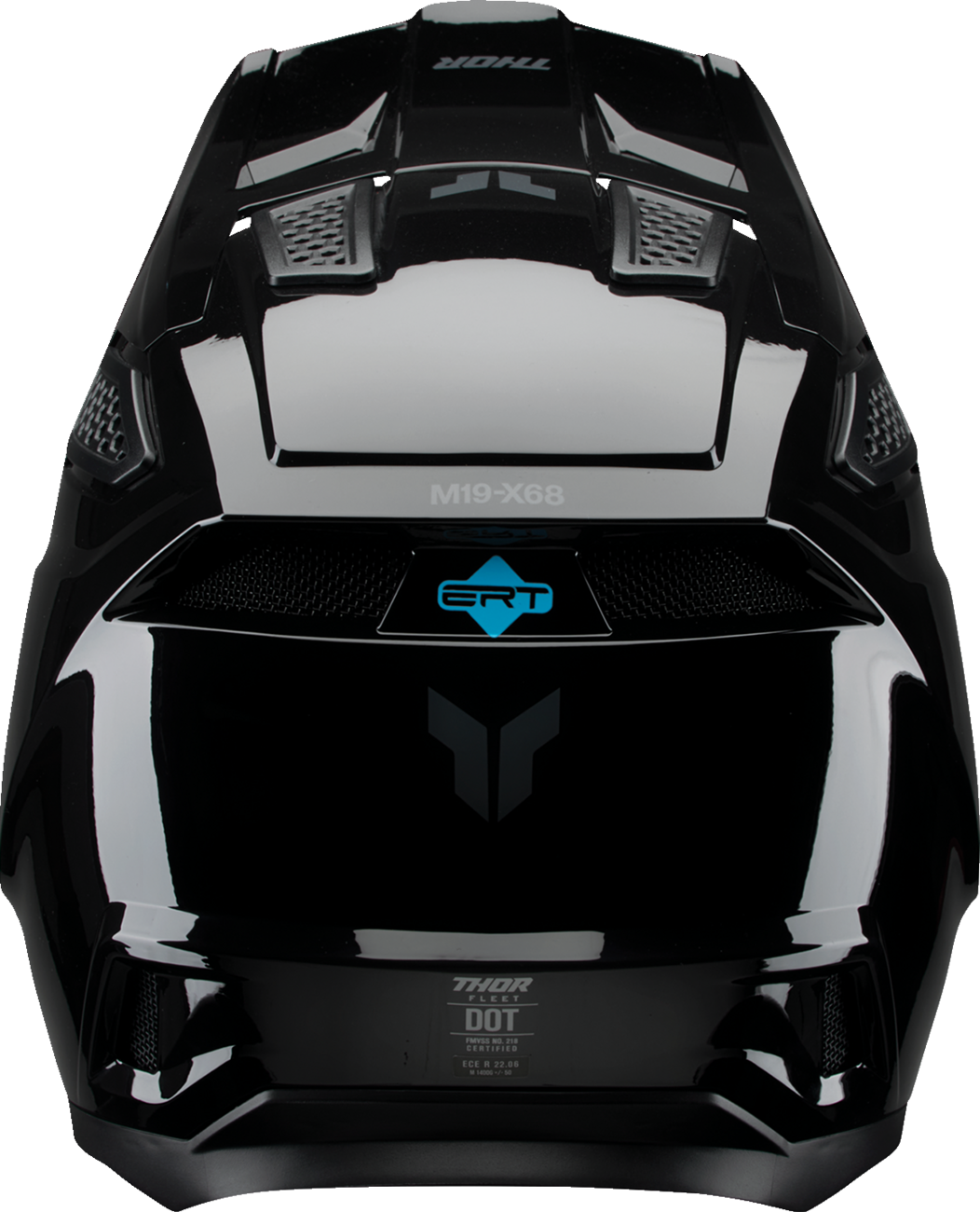 THOR Fleet Helmet - Blackout - Gloss Black - Small 0110-8965