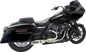 VANCE & HINES 2-into-1 High Output PCX™ Exhaust System - Brushed - Touring 27321-22