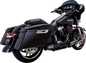 VANCE & HINES 2-into-1 High Output PCX™ Exhaust System - Black - Touring 47321-22