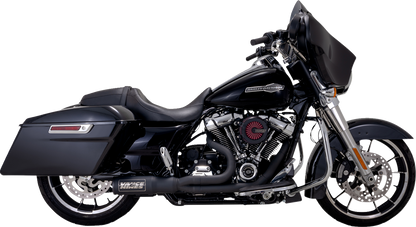 VANCE & HINES 2-into-1 High Output PCX™ Exhaust System - Black - Touring 47321-22